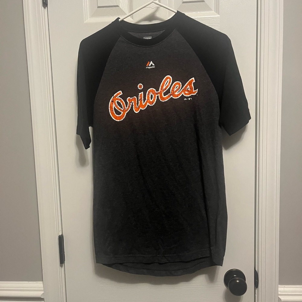 Vintage Black Baltimore Orioles Collectors‎ Cal Ripken 8 T Shirt Men Small
